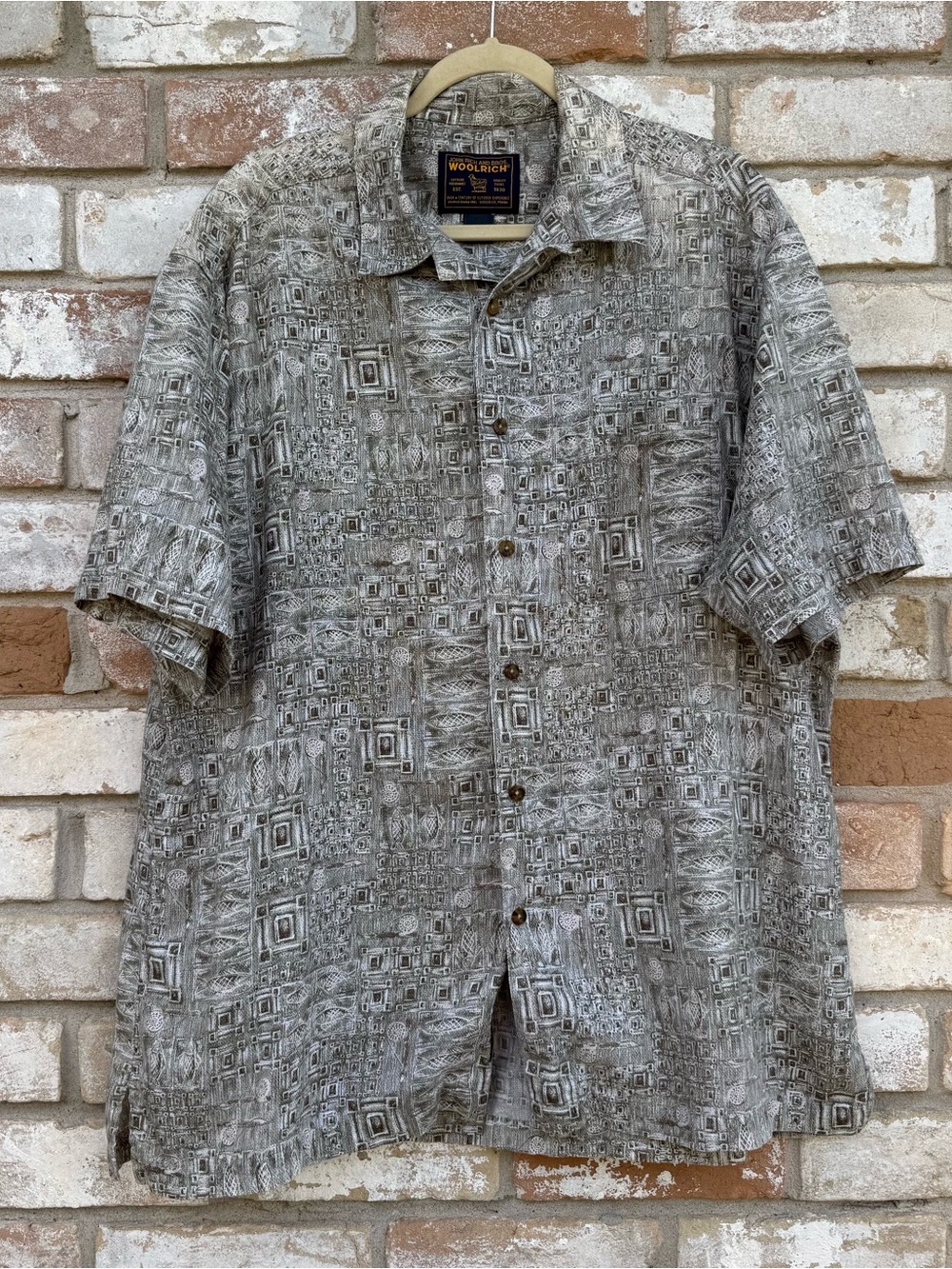 Woolrich Button Down Short Sleeved Shirt
